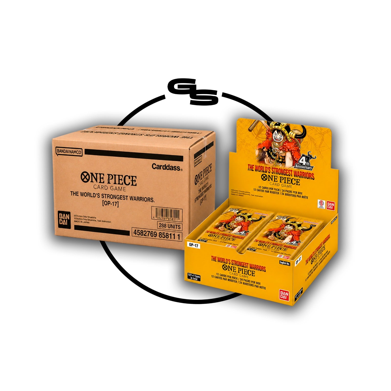 OP17 'THE WORLD STRONGEST WARRIORS' PRE ORDER BOOSTER BOX CASE (X12 BOOSTER BOX) - IN ENGLISH
