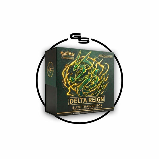 ME06 DELTA REIGN ETB SEALED CASE (X10 ETB) PRE ORDER - ENGLISH
